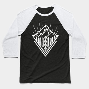 nature mountains Baseball T-Shirt